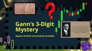 Gann's 3 Digit mystery : square of nine controversy unveiled 