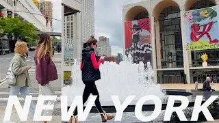 [4K]🇺🇸NYC Walk🗽Upper West Side of Manhattan 🌿⛲️ Waterline Square Park & Lincoln Center |May 2023