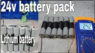 How to make 24volt battery at home  #lithiumbattery