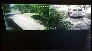 Trailer Tire Falls Off and Hits Mailbox!