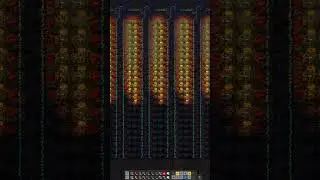 activating the iron smelting columns at midnight #factorio #asmr