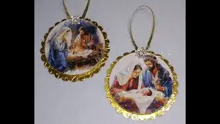 Сделай сам~Сделай великолепные сверкающие рождественские украшения без блесток!