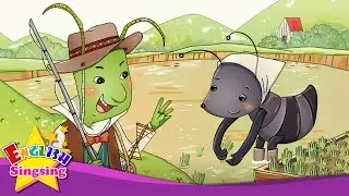 The Grasshopper and the Ant - Let's go fishing. swimming. (suggestion) - English Aesop&acute;s Fables