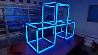 Led Pixel Bar Install and lighted by Madrix