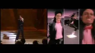 Billie jean live reversed vs Billie jean music video reversed