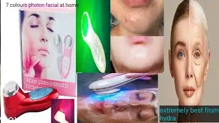 Parlor Ke 20000 Bachao ,7 colours Ultrasonic Facial Machine Honest Review/LED + Sonic Complete Guide