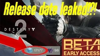 Destiny 2 beta  release date - Theory/Easter Egg (Prediction)