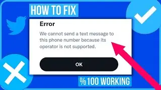 Problem Solved : Twitter Unsupported Phone Number