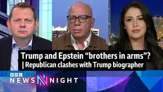 Trump and Epstein 