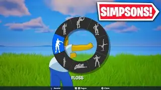 How To Get EVERY EMOTE in Fortnite Creative Map Code The Simpsons Season! (Free Emotes)