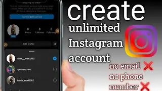 how to create unlimited Instagram fake account 2022 || how to create unlimited Instagram account