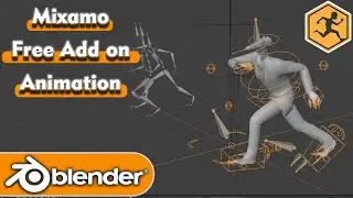 Mixamo Free Add on Animation #blendertutorial #blender #blender3d #mixamo
