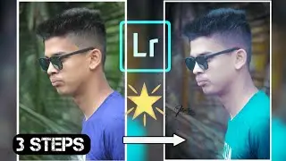 Only 3 step || colour background || light room editing || ajaira editor