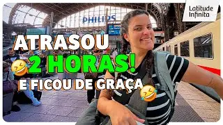 COMO É pegar um TREM NA ALEMANHA? (E esse ficou de graça!)
