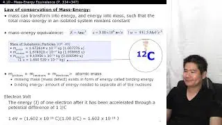 SPH3U 4.10: Mass Energy Equivalence