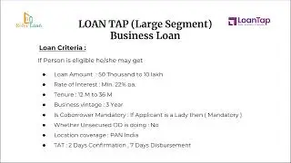 Loan Tap large segment Business loan in Hindi