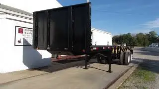 2008 Clark Flatbed Moffett Trailer With Forklift Kit On Back stk 9504GG