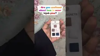 how to use hijab pins  | hijab magnet | gliders pin