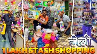 Finally 1Lakh Rs Ki Holi SHOPPING Karli😍 - UNIQUE HOLI STASH COLLECTION 😱
