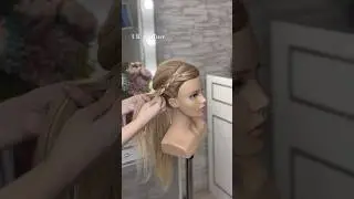 Низкий пучок💕 #прическа #прическинадлинныеволосы #hairart #barbie #hair #hairdo #curls #hairdresser