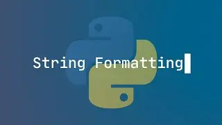 String Formatting