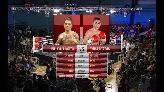BILLY ALLINGTON VS GYULA ROZSAS - SIESTA BOXING