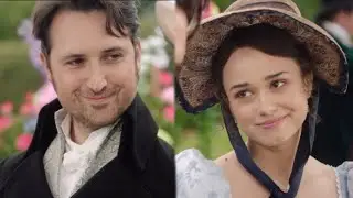 Sanditon -- Charlotte and Alexander at the Garden Party