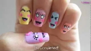 Cute Expression Nails
