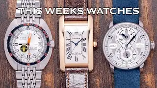 Часы этой недели: Cartier Tank Americaine, DOXA Searambler, LE x Vianney Halter и другие [EP238]