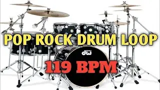 POP ROCK DRUM LOOP - 119 BPM