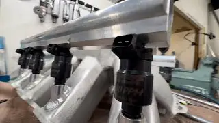 Billet Atomizer EV1 injector clip fix, Mill the fuel rail!!!