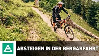 E-MOUNTAINBIKE Fahrtechnik |&nbsp;Absteigen in der Bergabfahrt