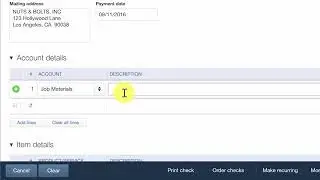 Lesson 20 How To Write And Print Checks In QuickBooks Online