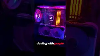 Corsair iCUE Software is trash! #icue #software #corsair #purple #mic #yeti #pcgaming #rgb #asus