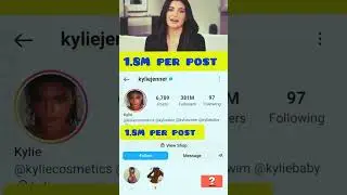 Top 10 Highest Paid Instagram Stars #messi #cr7 #kyliejenner #selenagomez #rock #shorts #viral