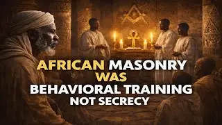 African Masonry Was Behavioral Training Not Secrecy | The Purpose of Symbols