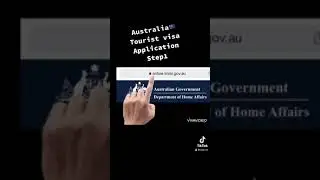Australian tourist visa for filipino online application step1