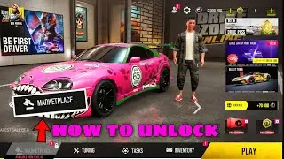 Unlocking the Marketplace in Drive Zone Online