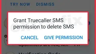 Truecaller Fix Grant Truecaller SMS permission to delete SMS Problem Solve in Android
