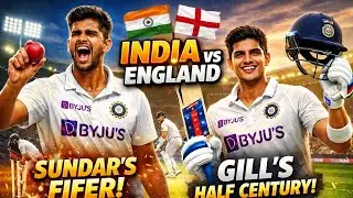 Dream Cricket EPIC MATCH 🎮 | Sundar Fifer & Gill Half Century