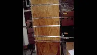 7.4 cubic foot inverted tapped horn/transflex-type test pipe from 1 sheet of plywood