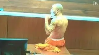 Darrell Edward Brooks Jr., 40 accused of killing six people, injuring dozens, took his shirt off