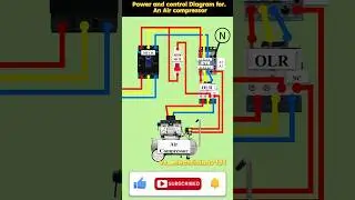 #Air Compressor Control System#Connection diagram#Industrial #electrical #industrialelectrician #new