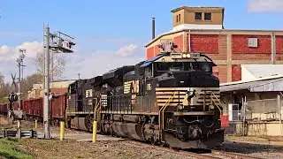 Norfolk Southern Iron Mountain rock empty south on UP Desoto Sub @ Oak Hill in St. Louis MO 3/25/25