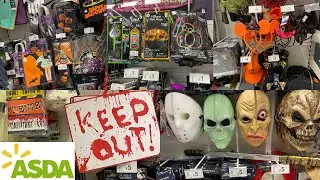 ASDA HALLOWEEN DECOR COLLECTION OCTOBER 2021 | B&M SHOPPING HAUL | TRAVELANDSHOP WITH ME