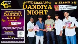 Hyderabad Dandiya Night Special Event | 46 Events | Near : Nagole , Uppal | Big Event 
