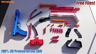 Fully 3D-Printed Arrow SBR installation tutorial | Slingshot | Slingbow | Assembly |Mechanica