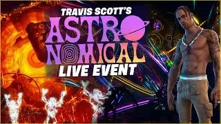 Travis Scott live event in Fortnite (the map is gonna change)
