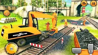 Train Track Builder Simulator : Railroad Building Simulation : Android Gameplay HD