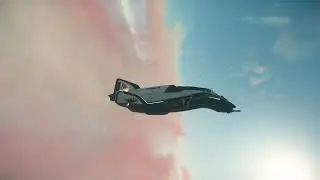 Star Citizen 3.20 - In and out of gas giant Crusader's massive atmosphere.